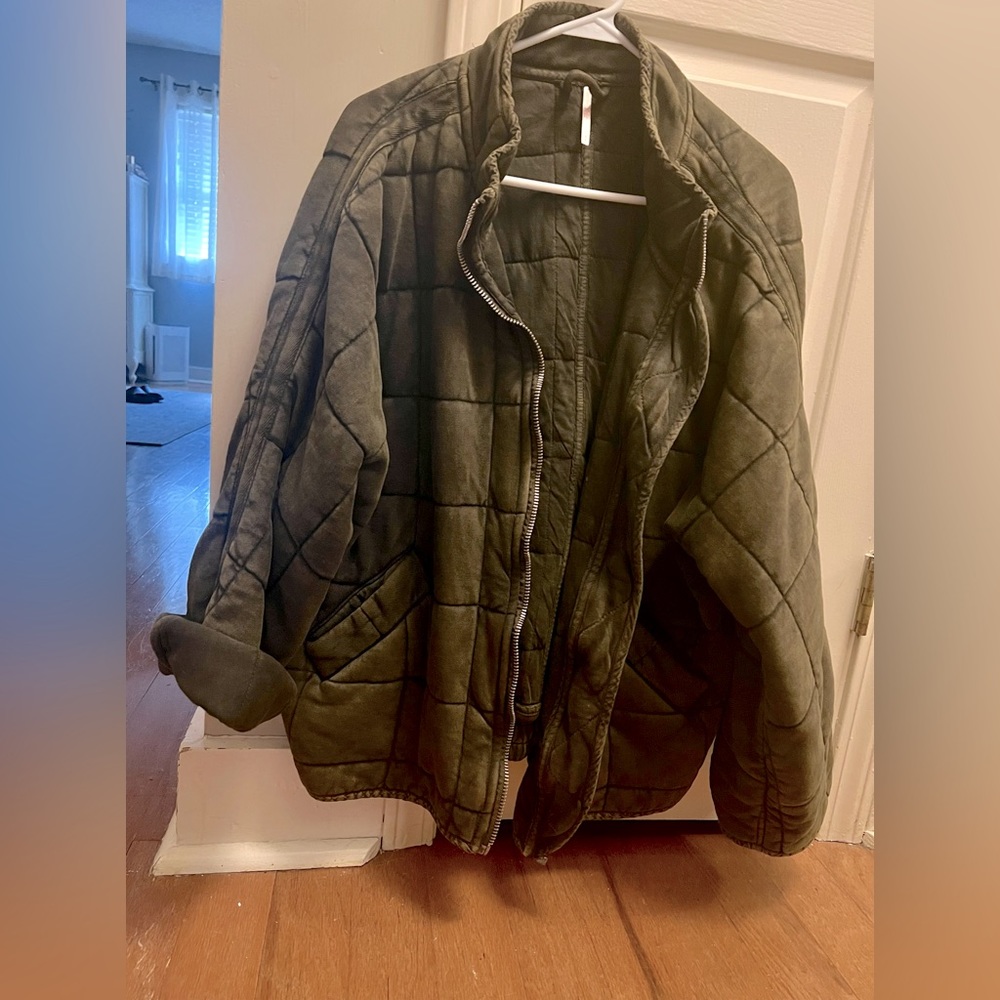 Free People - Dolman Quilted Knit Jacket